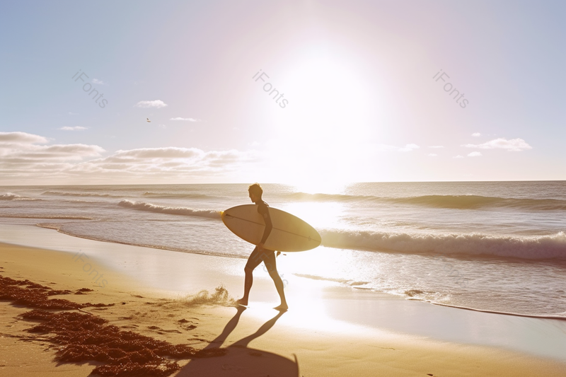 夏天海滩上冲浪的男人冲浪人物摄影图,高清,摄影图,摄影图片,图片大全,摄影图免费下载